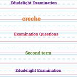 Crèche Exam Questions Second Term Edudelight