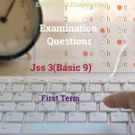 JSS3 Examination Question First Term EduDelight