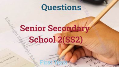 SS2 Examination Question First Term EduDelight