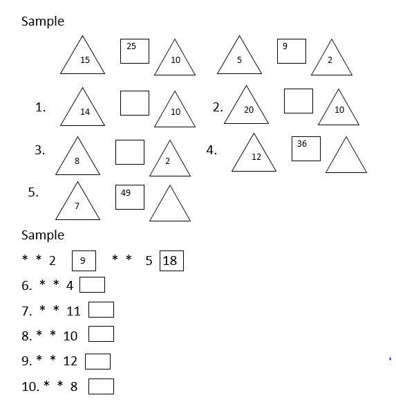 Basic 3 quantitative exam questions third term 8