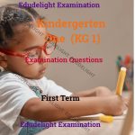 KG 1 Examination Questions First Term Edudelight