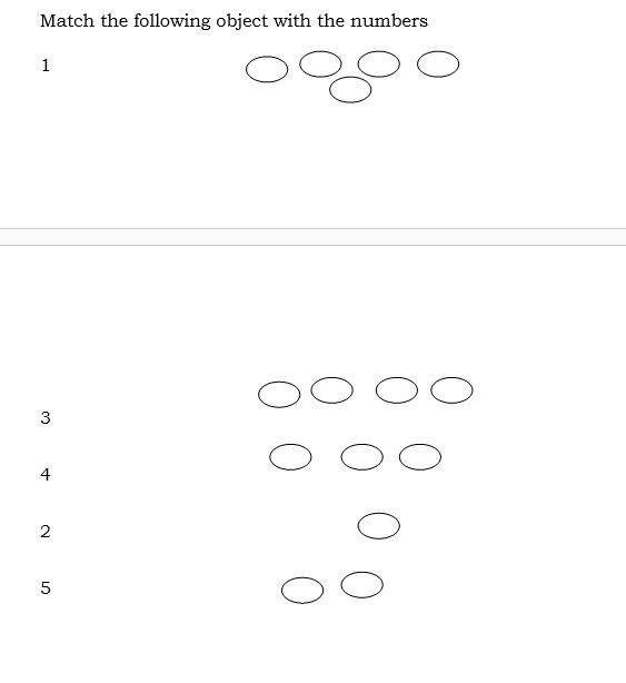 map the following object with number